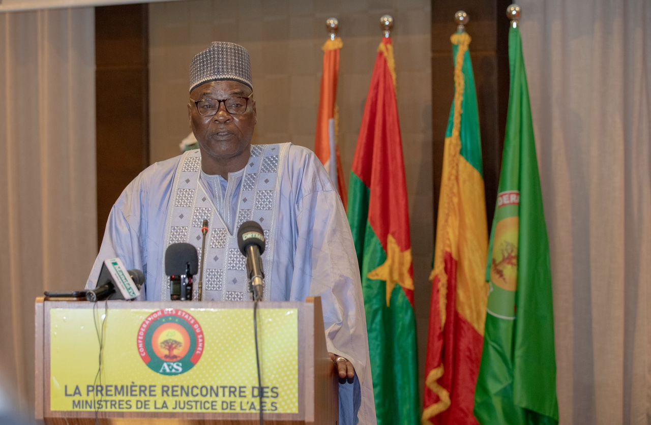 Le ministre nigérien, Alio Daouda à la réunion des ministres de la justice de L'AES